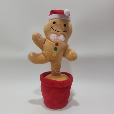 Cantar y bailar Serie de Navidad Papá Noel Hombre pan de jengibre Árbol de Navidad Pingüinos Alce