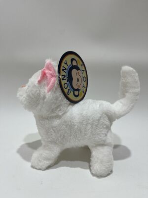 Peluche electrónico de gato caminante lindo de diseño personalizado