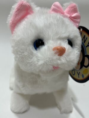 Peluche electrónico de gato caminante lindo de diseño personalizado