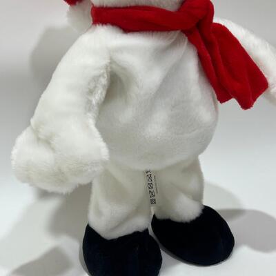 Canta y baila el muñeco de nieve de Navidad juguete de peluche con música