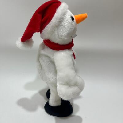 Canta y baila el muñeco de nieve de Navidad juguete de peluche con música