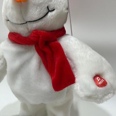 Canta y baila el muñeco de nieve de Navidad juguete de peluche con música