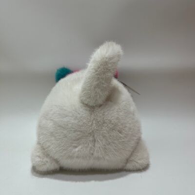 Parpadeo ronroneo gato peludo juguete de peluche lindo meado interactivo gatito rosa azul amarillo largo cabello alivio del estrés compañero
