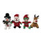 4 juguetes Frosty The Snowman Stuffed Animal de la felpa de la Navidad de ASSTD los 0.23M los 9.06IN