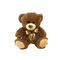 El peluche de Brown Teddy Bear Toy Big Bear de las tarjetas del día de San Valentín 5,9&quot; acompaña la función