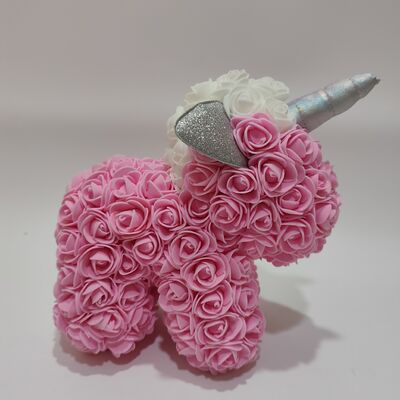 Peluche de unicornio rosa para el Día de San Valentín, regalo romántico
