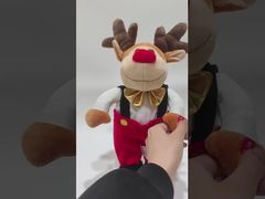 Juguetes de peluche navideños que cantan y bailan