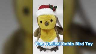 Juguete de pájaro Robin